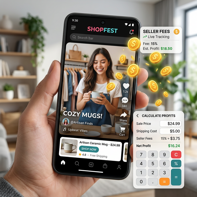 شرح رسوم بائعي متجر تيك توك (2026): هل يفرض تيك توك رسومًا مالية؟